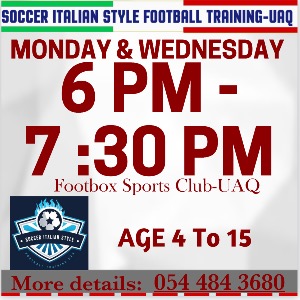 Soccer Italian style football academy