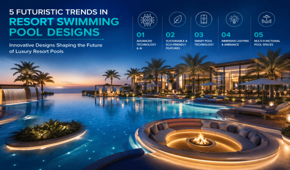 5 Futuristic Trends in Resort Swimming Pool Designs